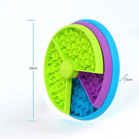 3-in-1 Interactive Dog Puzzle Feeder – Slow Feeder Bowl & Lick Mat for Medium & Large Dogs