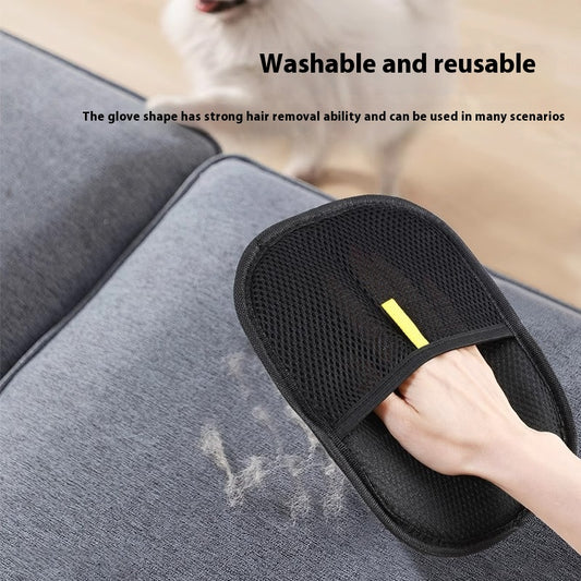 Pet Hair Remover Mitt – Reusable Deshedding Glove for Furniture, Clothes & Car Seats
