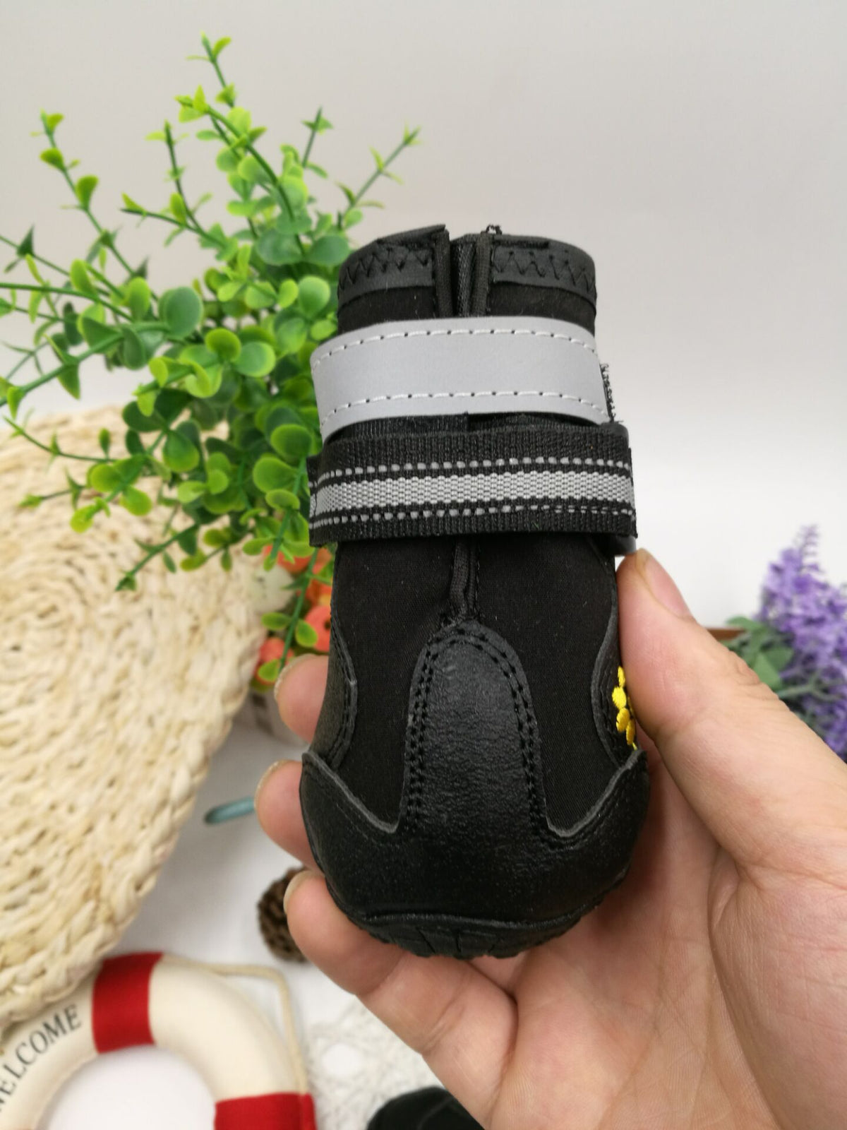 Anti-slip paw protector boots for dogs on slippery ground