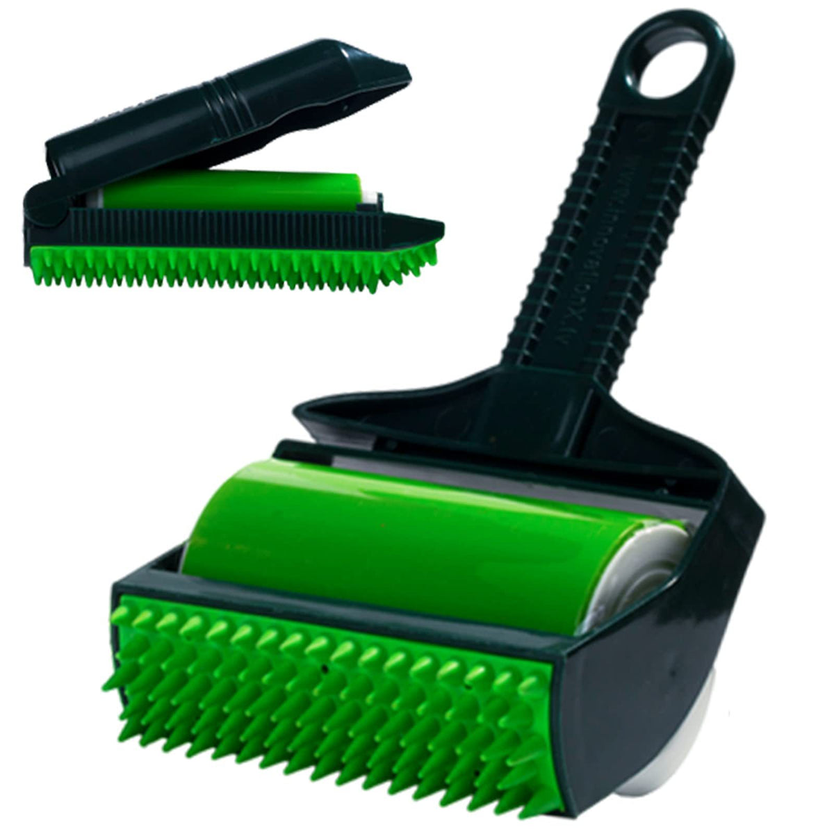 Portable fur remover roller for dog hair on clothes and car seats