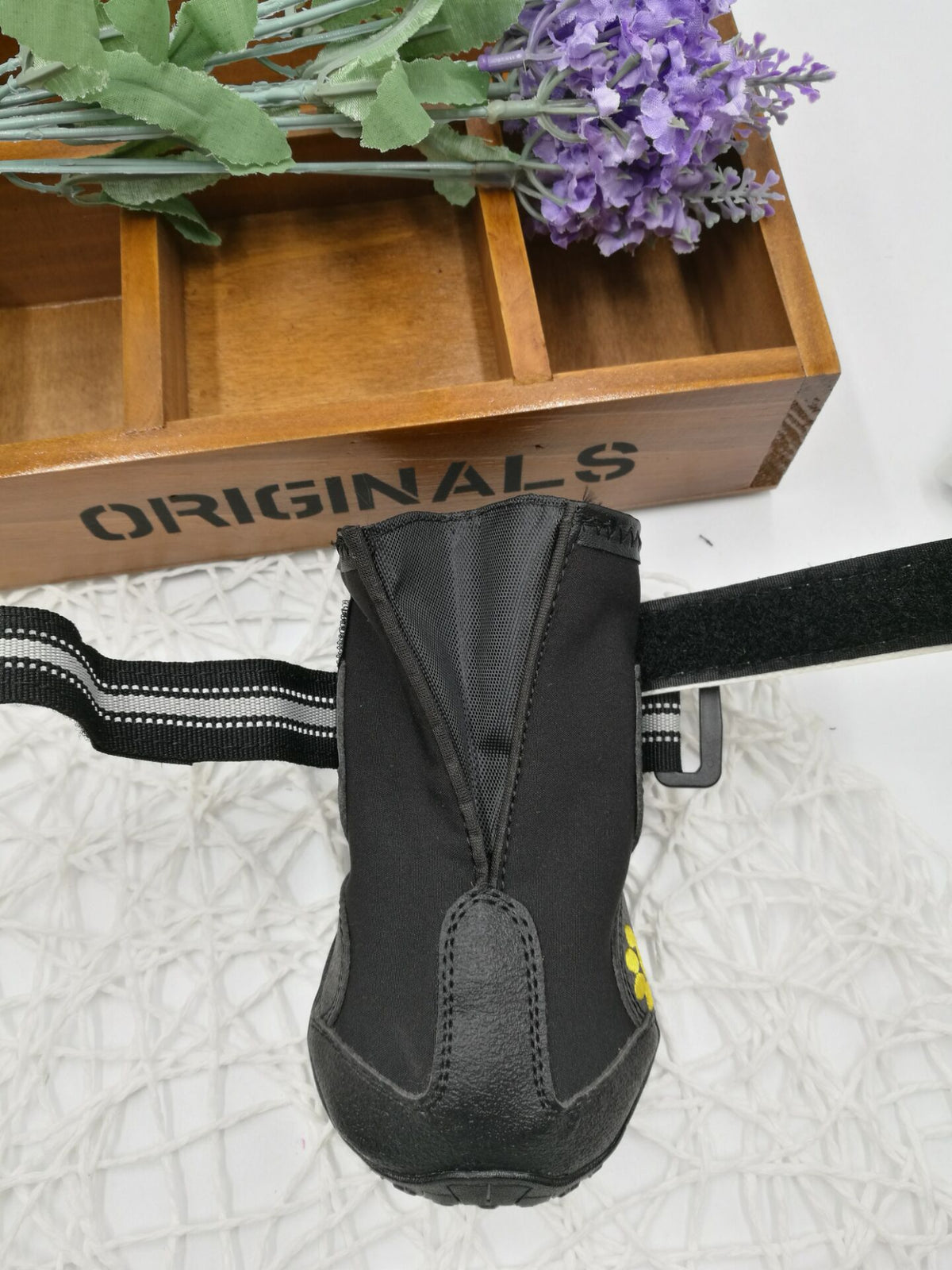 Dog paw protector boots for hot pavement and rough ground