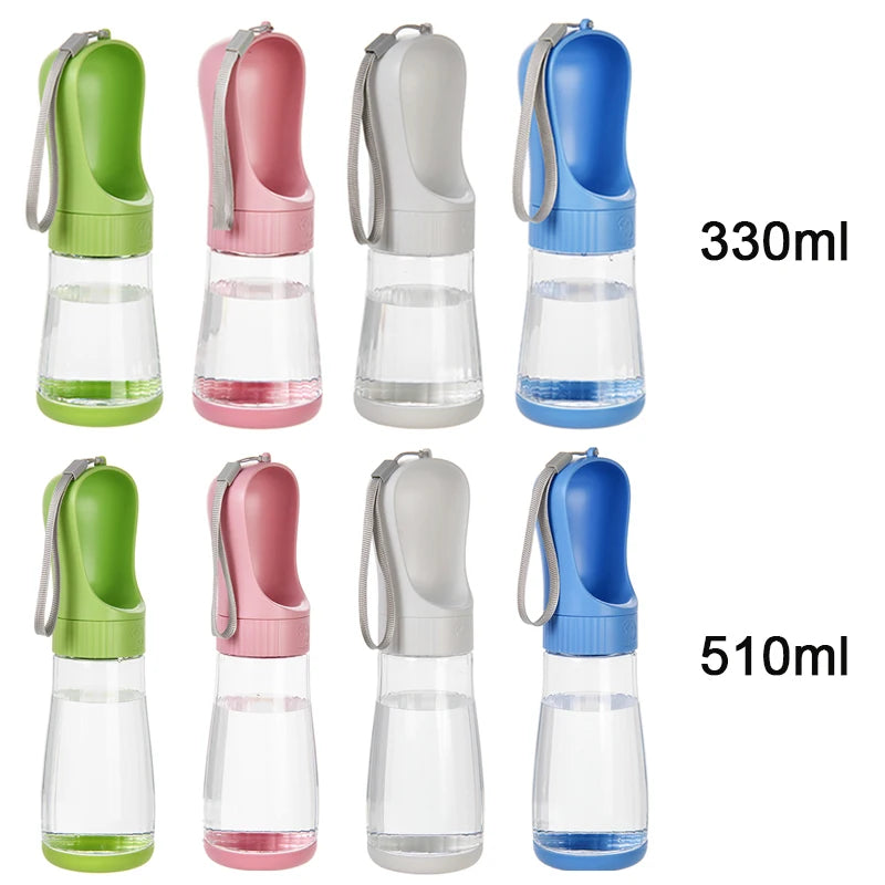 2-in-1 Dog Water & Food Travel Bottle – Leak-Proof, Multi-Color Options