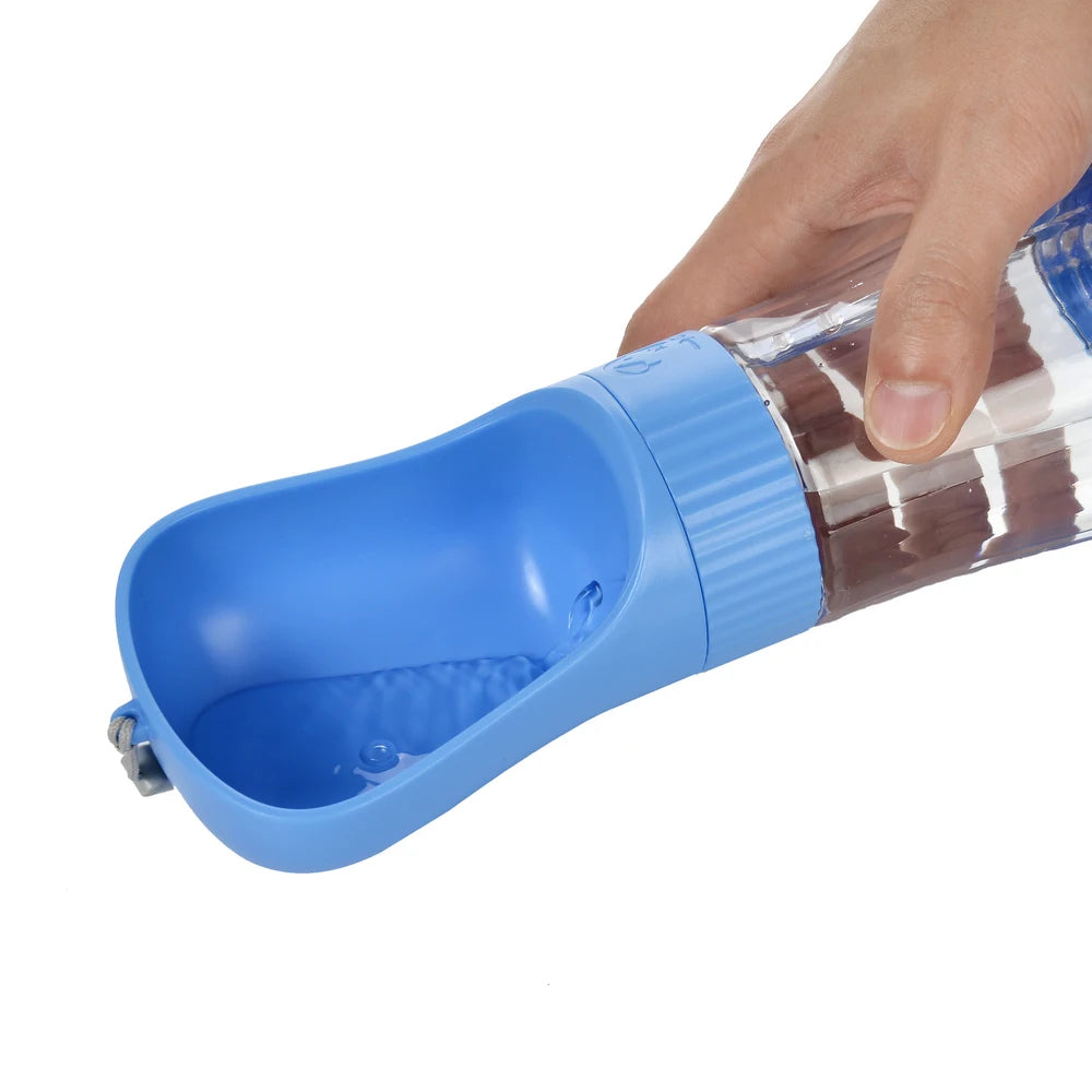 2-in-1 Dog Water & Food Travel Bottle – Leak-Proof, Multi-Color Options