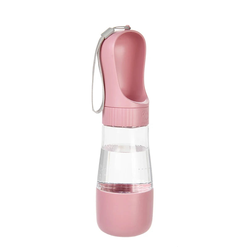 2-in-1 Dog Water & Food Travel Bottle – Leak-Proof, Multi-Color Options