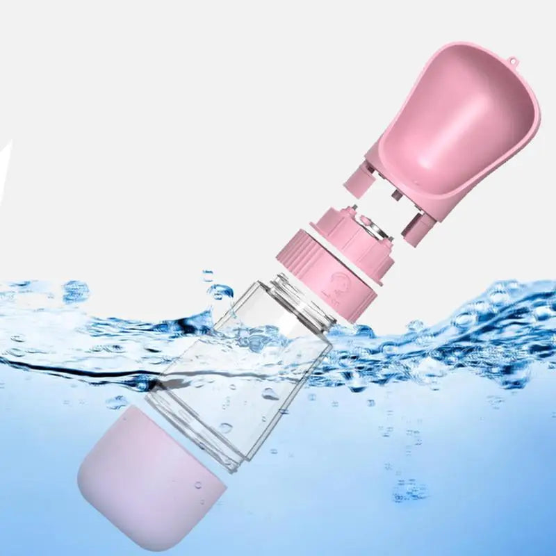 2-in-1 Dog Water & Food Travel Bottle – Leak-Proof, Multi-Color Options